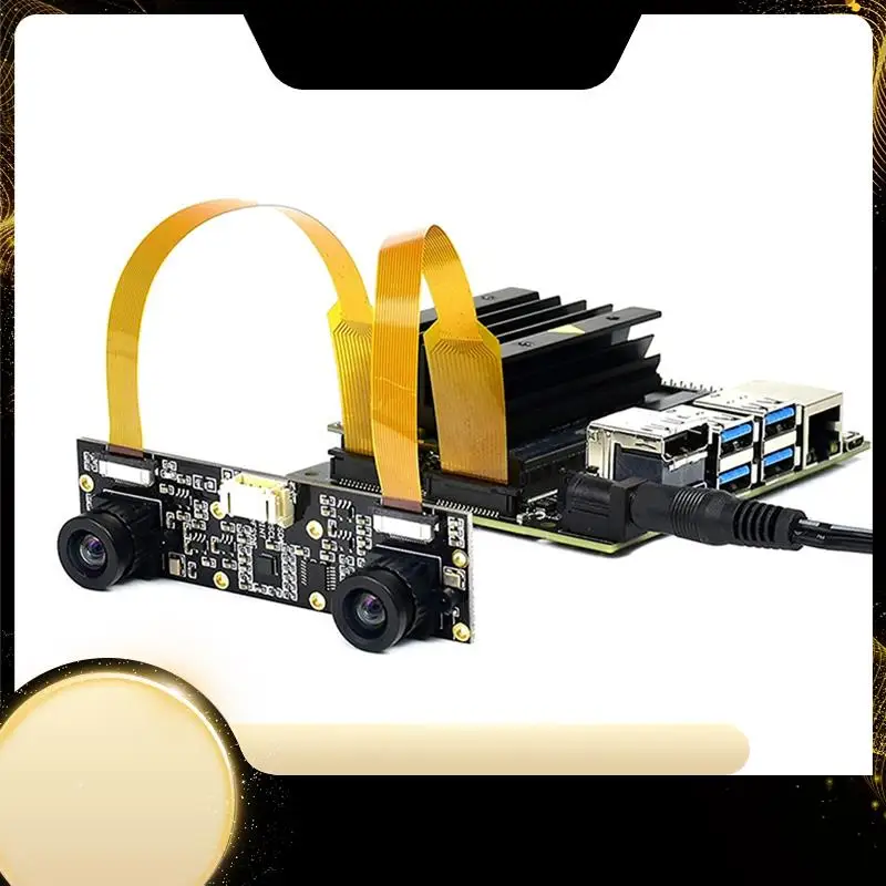 

Модуль бинокулярной камеры Waveshare 8MP Модуль HD-камеры для платы разработки Jetson Nano
