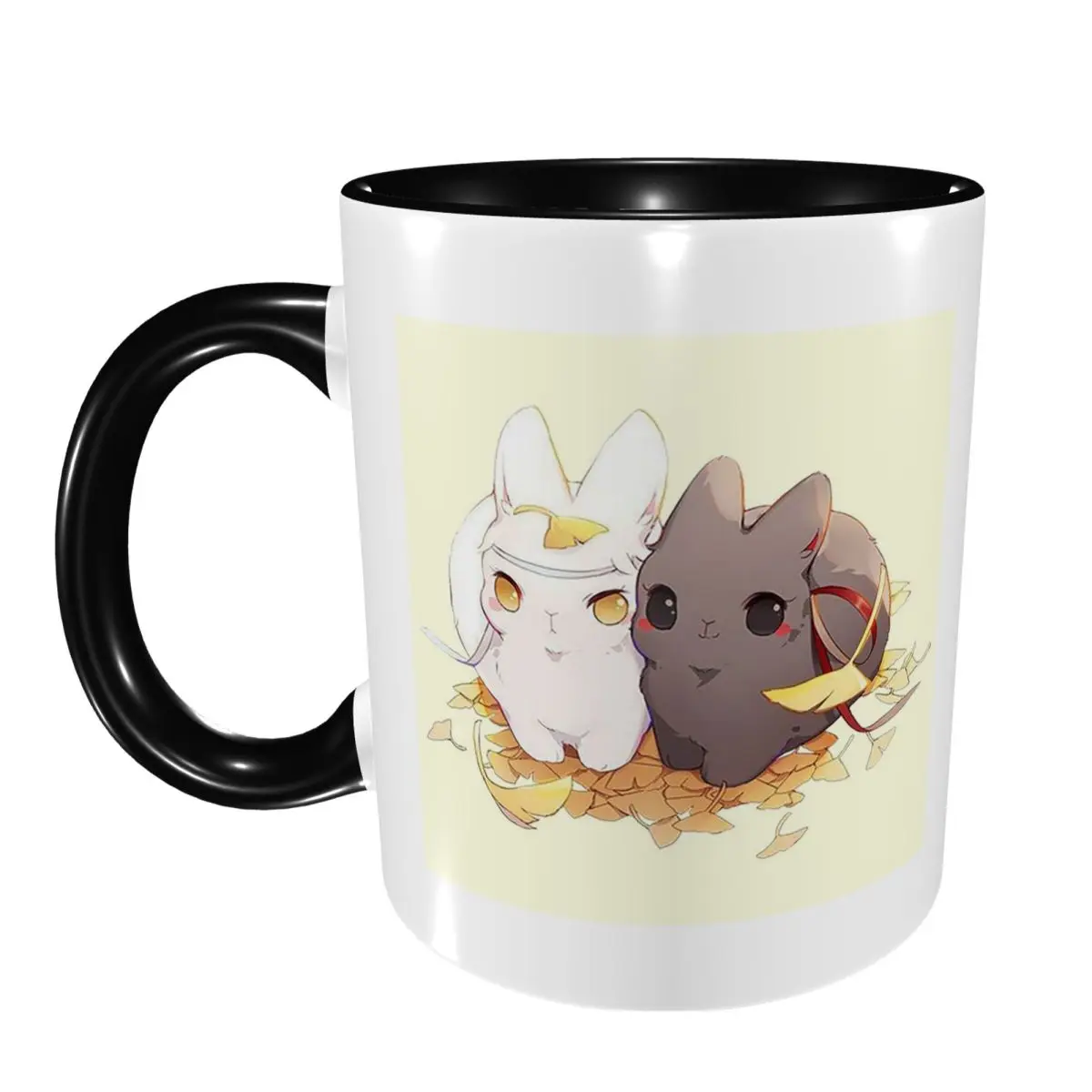 Забавная керамическая кружка Untamed Mdgz Wangxian Bunnies Mo Dao Zu Shi для кофе, чая, молока, подарок для друзей