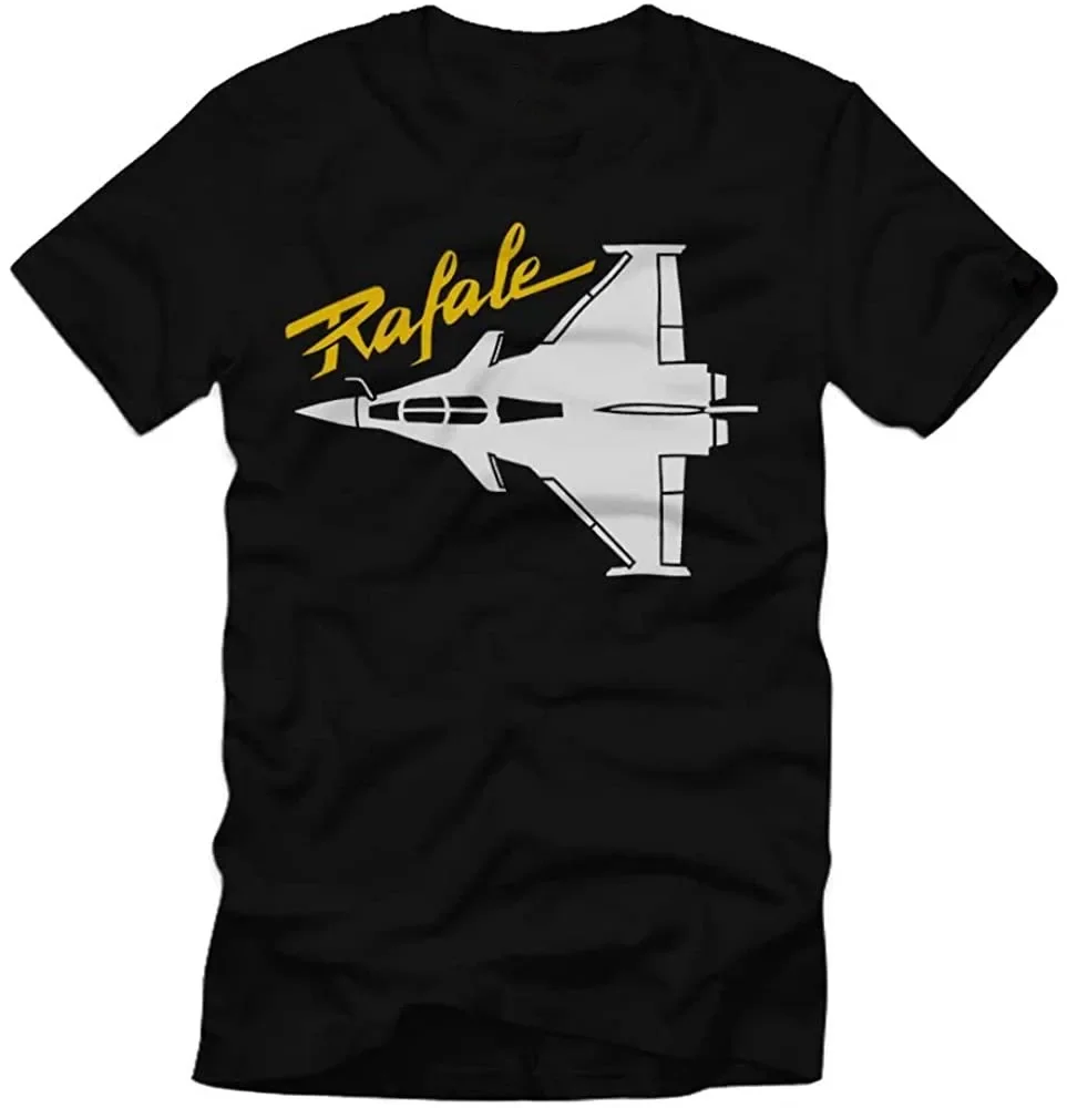

Rafale Aeroplane France Dassault Delta Wing Fighter Men T-Shirt Short Sleeve Casual 100% Cotton O-Neck Summer Tees