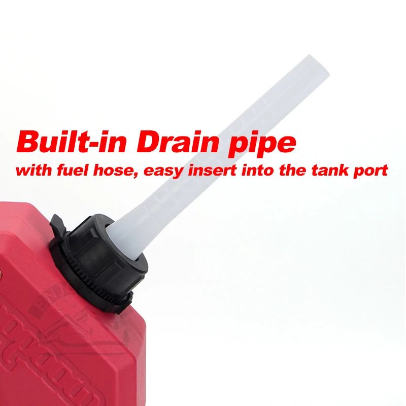 1.8G/7.5L Portable Plastic Cans Gas Fuel Tank Backup For tank 300 Motorcycle Petrol Diesel Storage Gas Tank Water Can with Lock