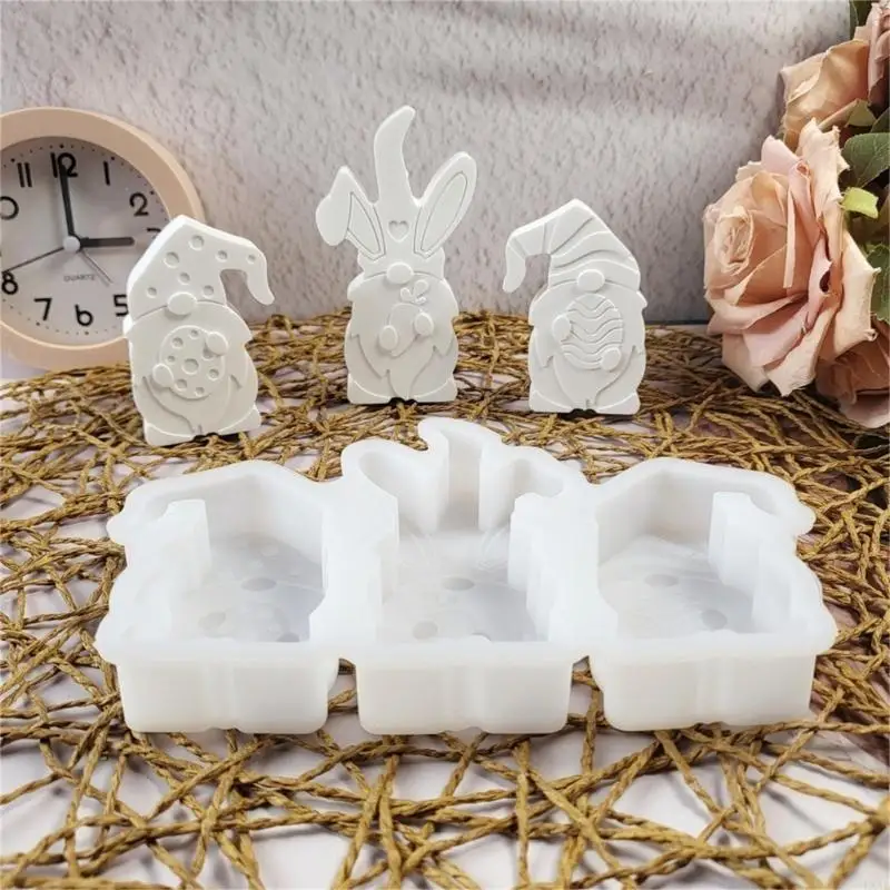 

Сезонная форма для домашних акцентов в виде гнома, удобная силиконовая форма для гномов, форма для старейшин для гномов,