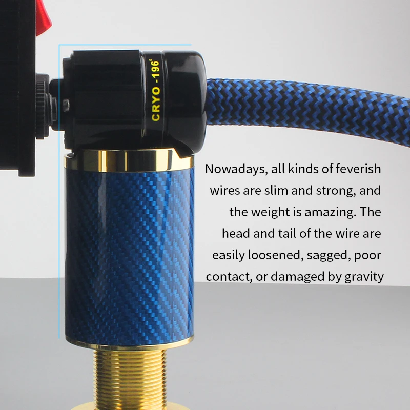 YYAUDIO Aluminum Alloy Adjustable HiFi Audio Line Feet Pad Amplifier Power Cable Bracket Wire Support Shock Absorber Foot Nail