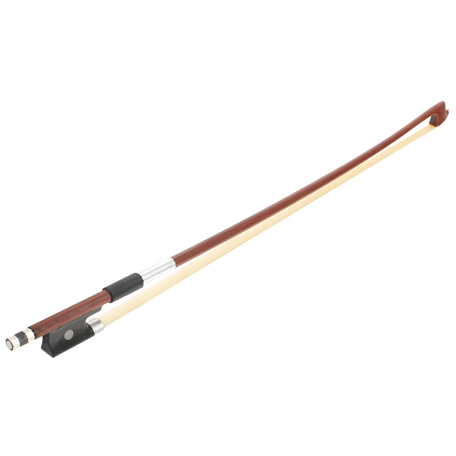 

Premium Wooden Violin Bow Replacement Well Balanced Student Practice Bow with Horsetail Hair for Music Lovers and Beginners