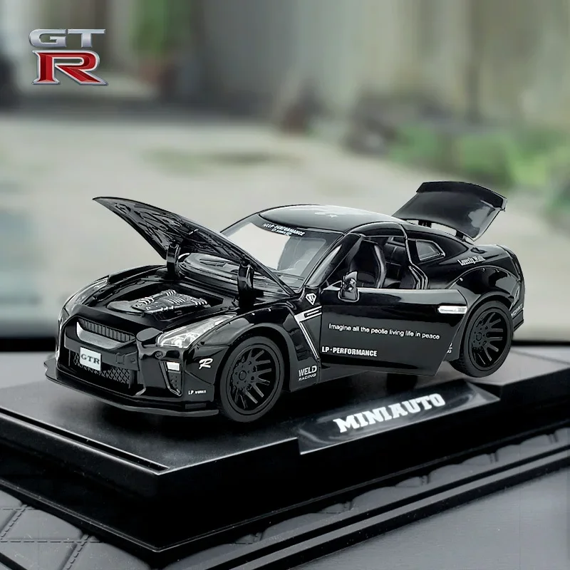 New 1:32 NISSAN GTR Race Alloy Car Model Diecasts & Toy Vehicles Toy Cars Free Shipping Kid Toys For Children Gifts Boy Toy