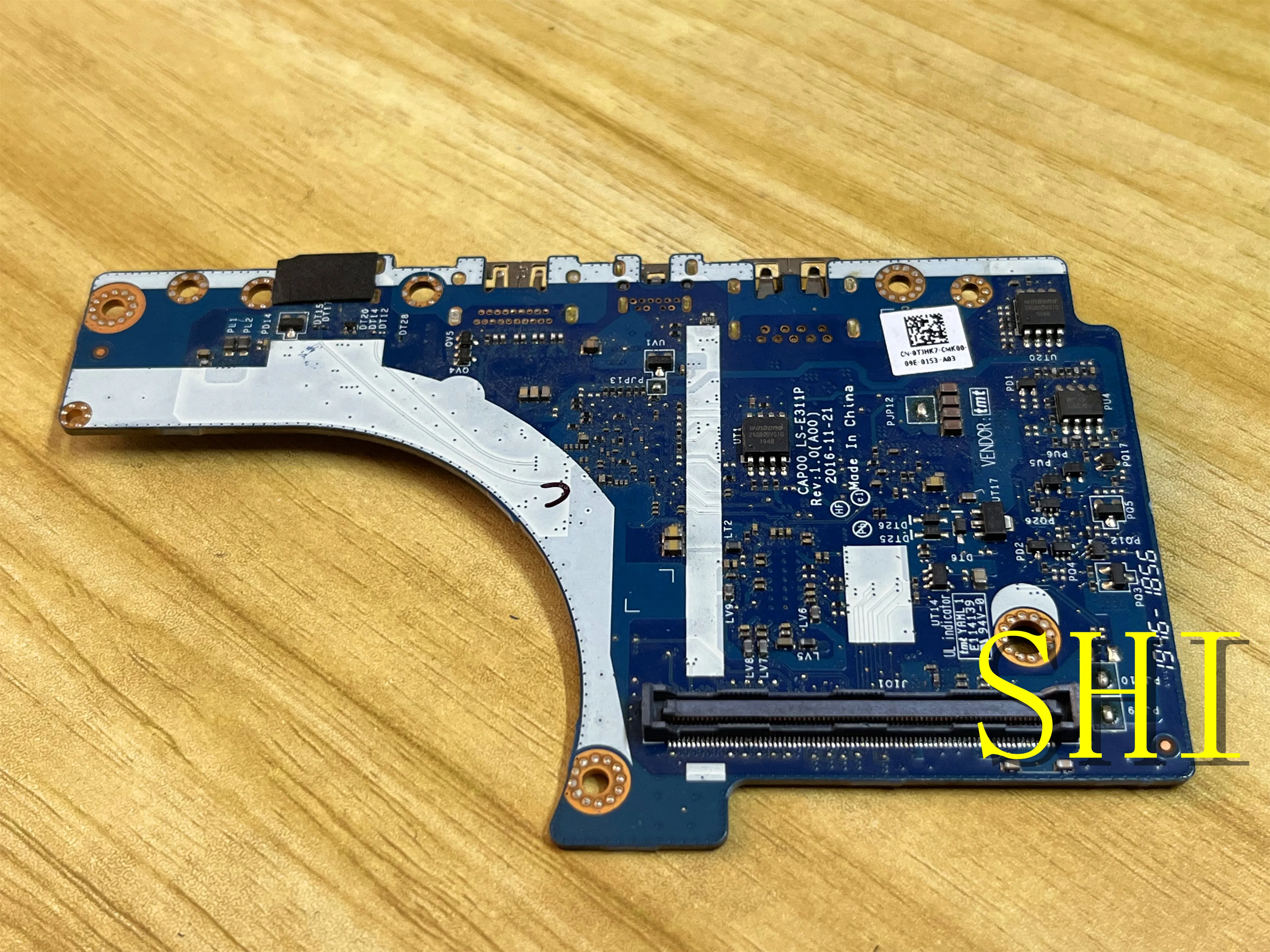 

LS-E311P FOR Dell Precision 7520 Display Port HDMI Thunderbolt USB BOARD TJHK7 0TJHK7 100% Tested Free shipping