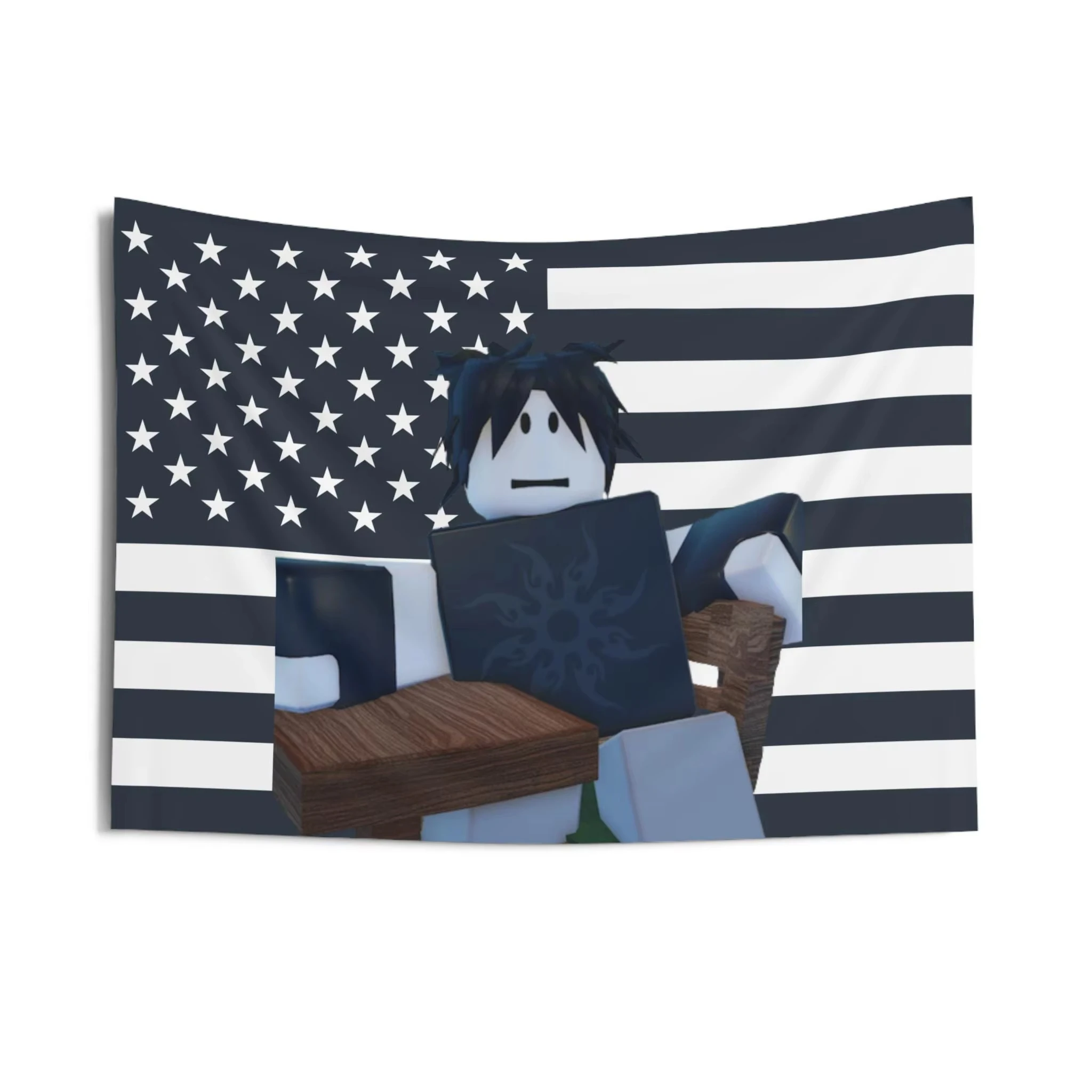 Two Time R Design Patriotischer amerikanischer Flaggen-Wandteppich für den Innenbereich, Zuhause, Wohnheim, Dekoration, Geschenkidee