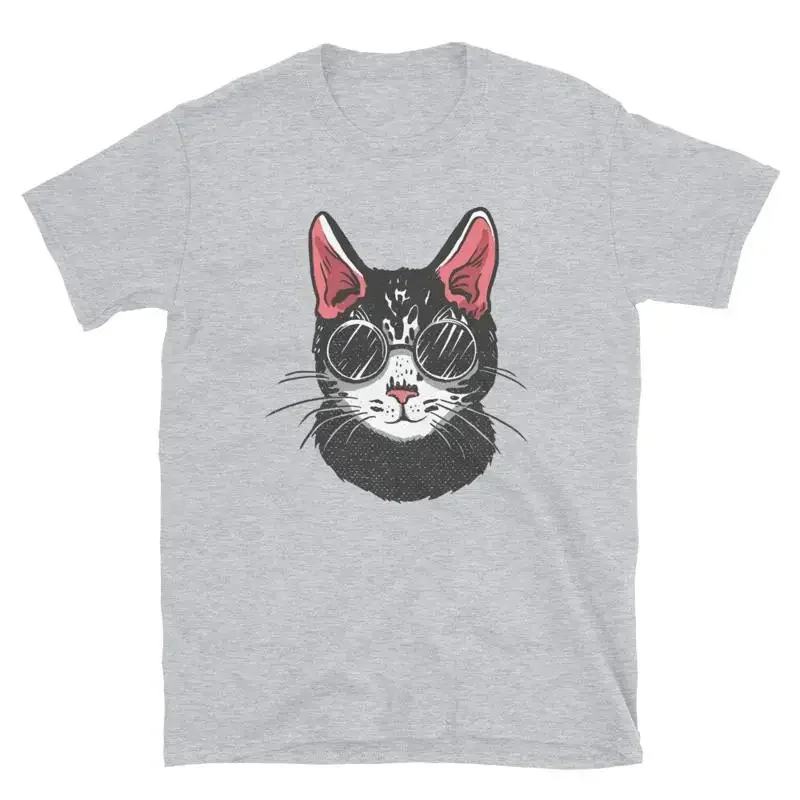 Camiseta Cool Cat con gafas de sol