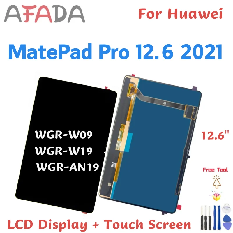 

12,6 "для Huawei MatePad Pro 12,6 2021 ЖК-дисплей с сенсорным экраном и цифровым преобразователем в сборе для зеркальных фотографий