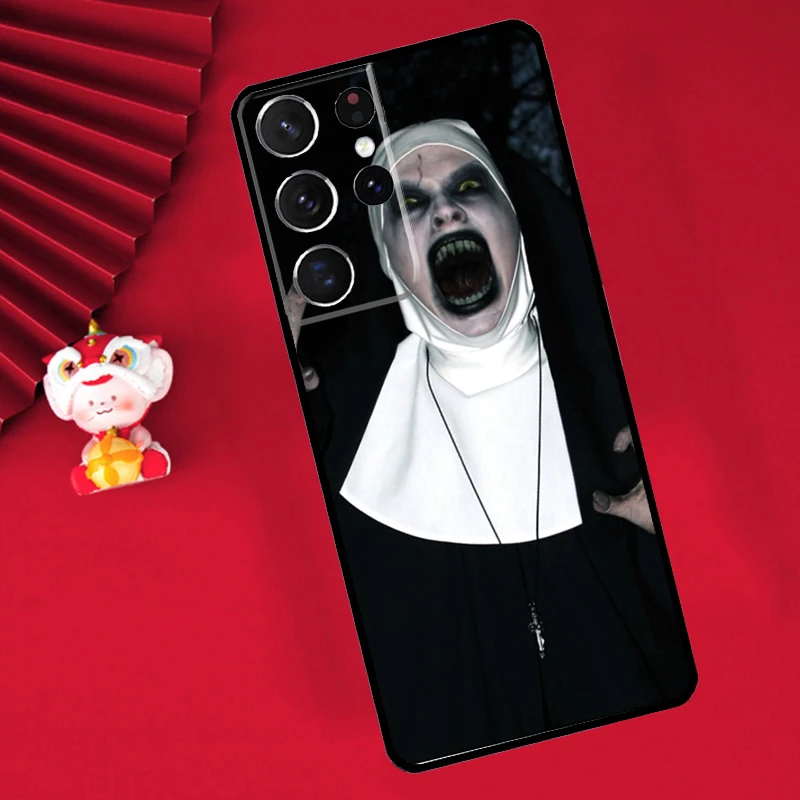 The Nun Valak Horror Case For Samsung Galaxy S21 S22 S23 S24 Ultra Plus S20 FE S8 S9 S10 Note 10 20 Ultra Cover