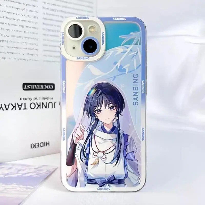 Case Cover For Iphone 15 Pro Max 11 12 13 14 Pro Max 6 6S 7 8 Plus 13 Mini XS Max XR SE 2 3 Cover Hu Tao Furina Genshin Impact