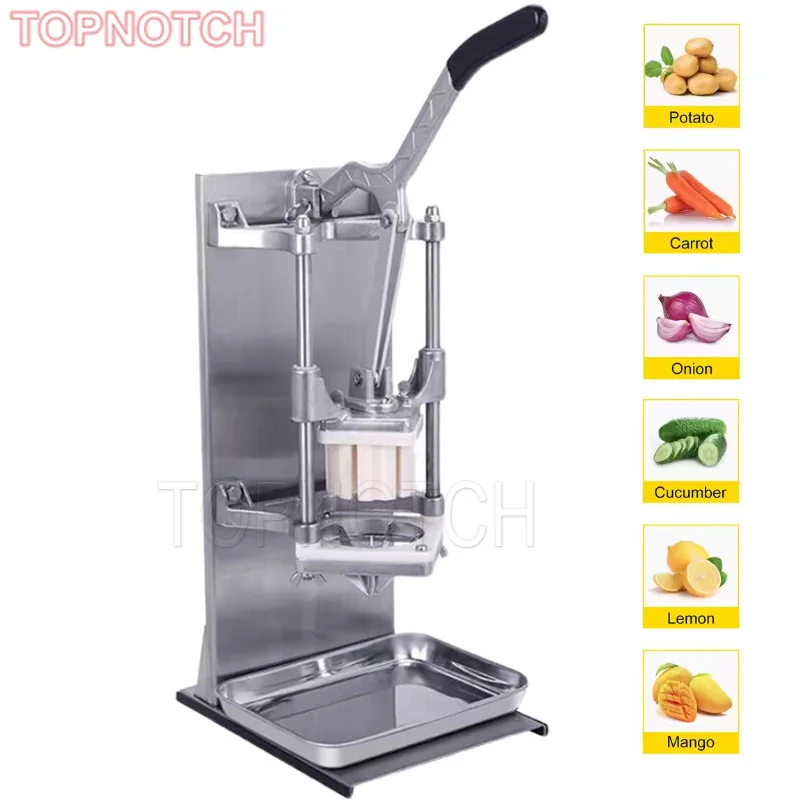

Commercial French Fry Cutter With 6 Blades Different Sizes Blade Chopper 6 Wedge Slicer 6 Wedge Apple Corer