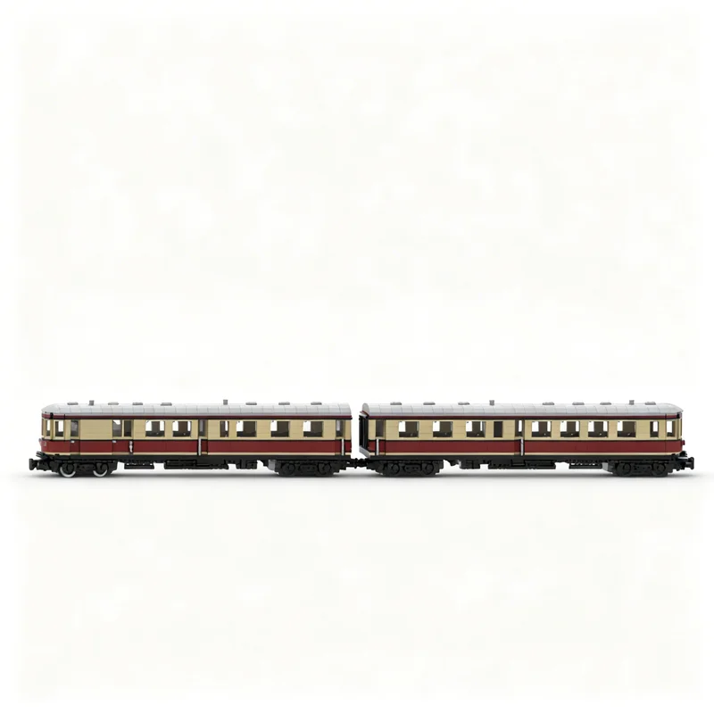 2546pcs MOC Train DR VT 137 Type Stettin 8w Model Christmas Gift DIY Tabletop Ornament And Room Decoration Art