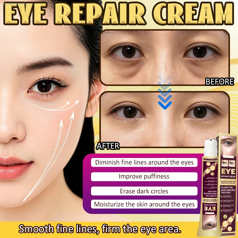 Instant Firming Under Eye Treatment Reduce Bags Dark Circle Eraser Anti Wrinkle Hydrating Serum Lift Tighten Contours Fade Fine Line Deep Nourishing Moisturizing Rejuvenating Skin Care Routine Beauty Products For Puffy Eyes Fatigue