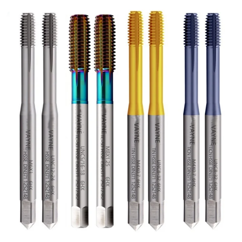 1PCS HSSE DIN Standard Forming Tap Metric Nanocoating M1M2M3M4M5M6M8M10M12 machine Thread  Roll Taps