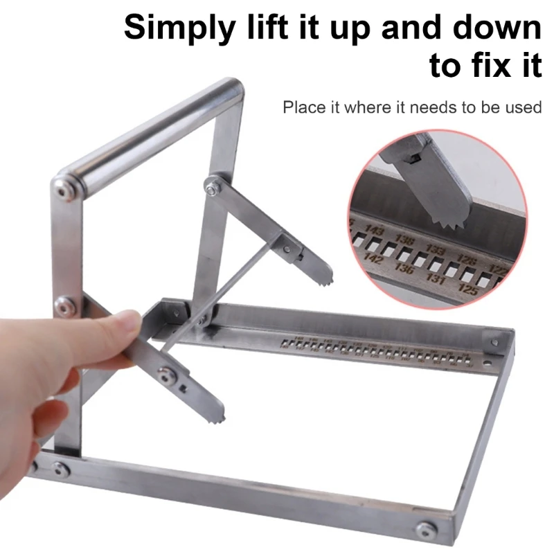 Adjustable Cutting Machine Support Frame Foldable Support Holder Lifting Roller 203C