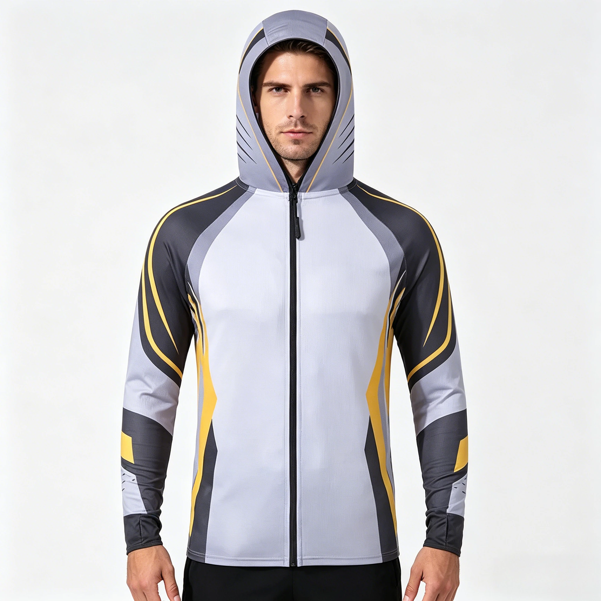 

Spring Autumn Anti UV Fishing Shirts Long Sleeve UV Protection Hooded Sun Protection Clothes Professional Quick Outdoor Top