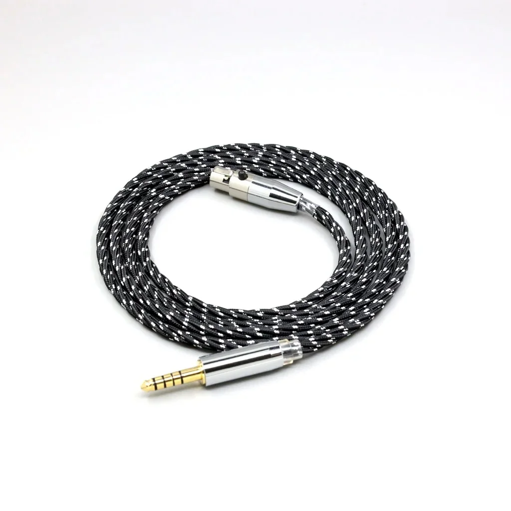 파이오니어 HDJ-2000 HDJ-2000MK2 ADL H118 ADL H128 리루프 RHP-20 LN008734용 트위스팅 OCC 혼합 OFC 나일론 이어폰 케이블