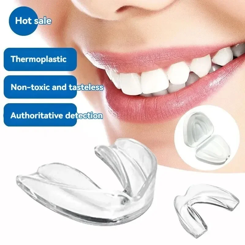 Thermoplastic Invisible Denture Retainer Multi-functional Nighttime Snoring Anti-Grinding Teeth Protection for Dentures