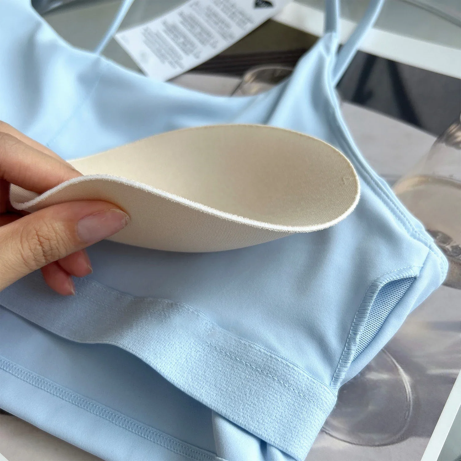 Women Sports Small Sling Vest Comfortable Breathable Quick Dry Gym Workout Running Pilates Outdoor Wear Yoga Vest Clothes Top