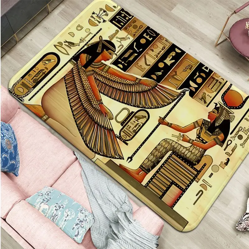 Ancient Egypt Egyptian Door Mat Nordic Style Bedroom Living Room Doormat Home Balcony Anti-Slip Alfombra