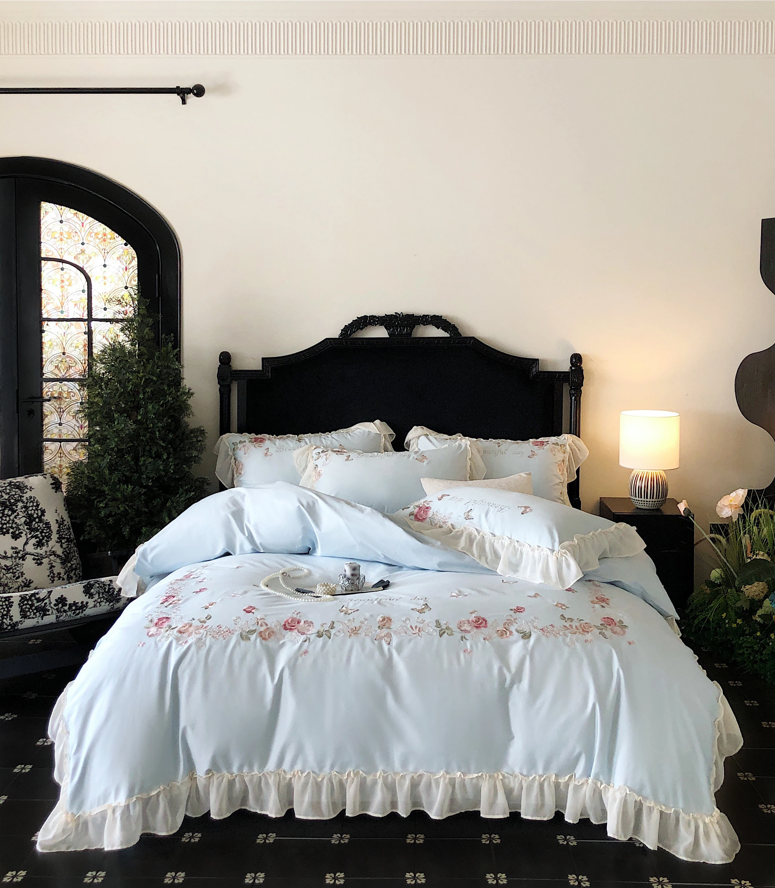 Bed Linen, Hotel‑Quality Bedding Sets, 1 Duvet Cover + 1 Flat Sheet  + 2 Pillowcases