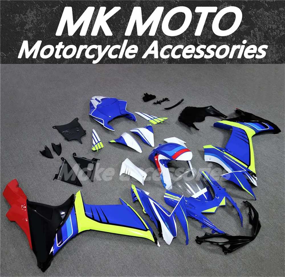 

Комплект обтекателей для Gsxr600/750 2011-2018 L1, комплект обвеса, неоновый белый с синим