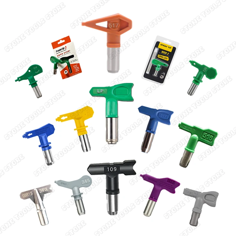 Airless Low Pressure Tips Nozzle 109 209 109 517 Standard Nozzle For Titan Wagner 9raco Airless LP Tip Spray Gun Ruller Machine