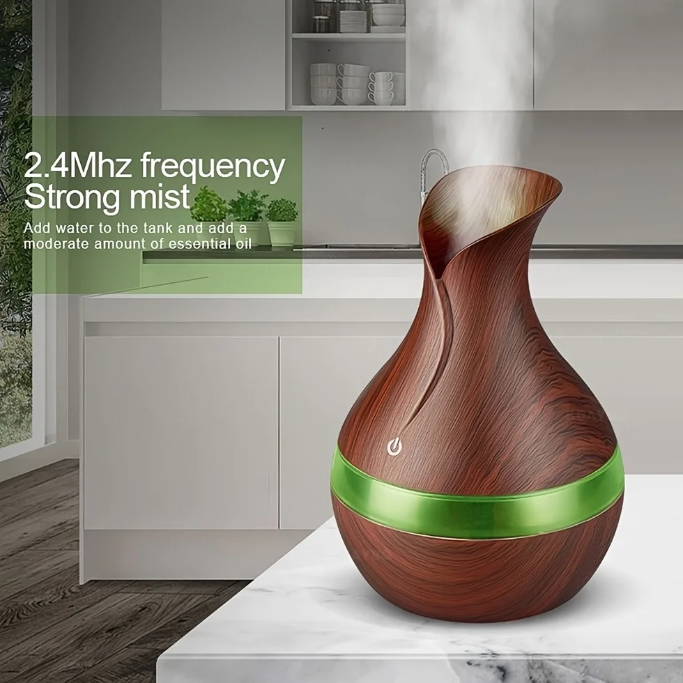 Usb-powered 10.14oz humidifier vel érintse kontroly & 7 ledes Világítás - Befejezi számára Életszerű szoba, Hálószoba Gyógyfürdő | Beleértve 2 Fődolog O