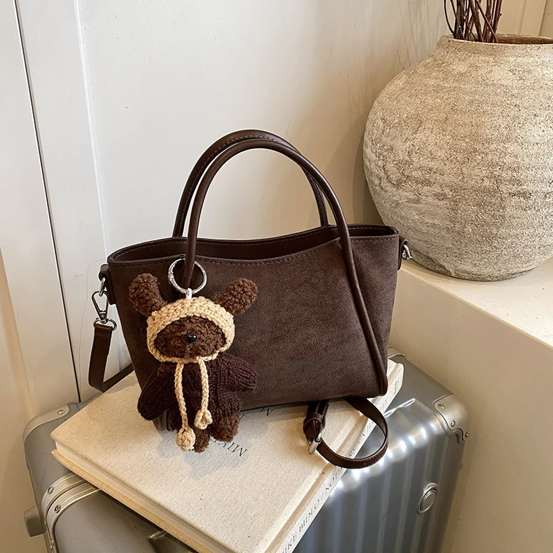 

Fashion Versatile Popularity Crossbody Bags for Women 2025 New Retro Hot Trendy Stylish Design Faux Suede Square Shoulder Bags