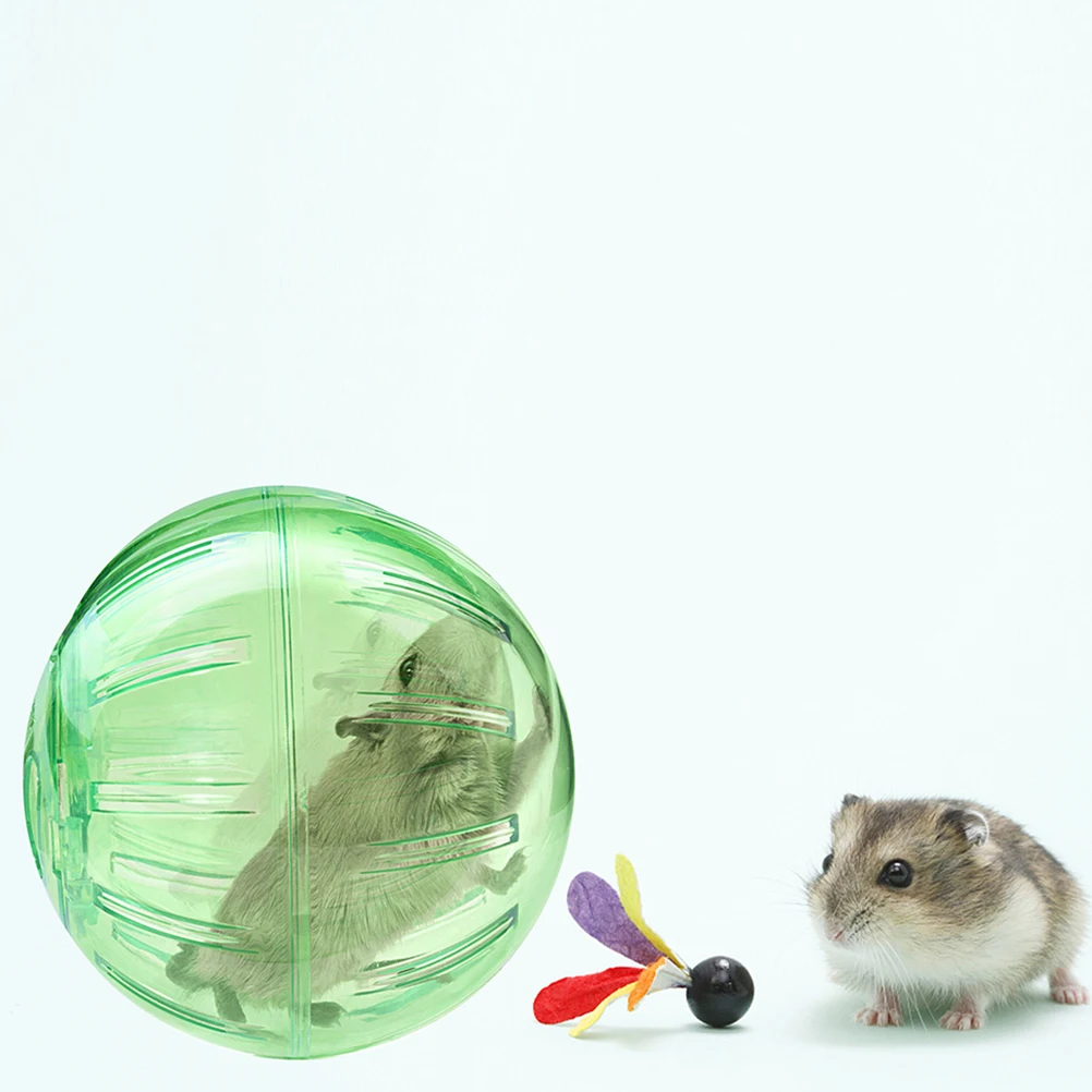 

Hamster Exercise Ball Transparent Dwarf Hamster Running Balls ABS Material Safe Pet Supplies Small Cage Rat Workout Toys