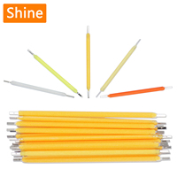 10pcs COB LED Filament Edison Bulb Lamp Parts 18.8mm 29mm 38mm 54mm 68mm DC 3V 12V 57V 80V Incandescent Light Diodes Accessories