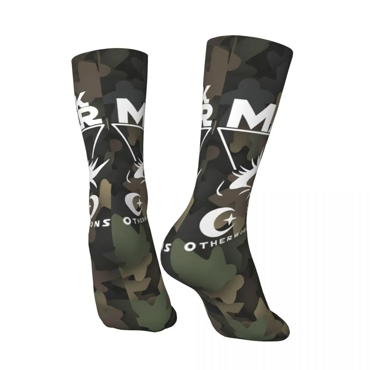 Vintage Dark Matter Studio Official Logo Men's compression Socks Unisex Pearl Jam Street Style Pattern Printed Novelty Crew Sock