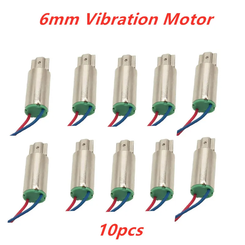 5pcs 10pcs 6mm 612 Electric DC Mini Vibrator Motor VR Massager Motor Toothbrush Vibration Motor Coreless Motor DIY Toys Engine