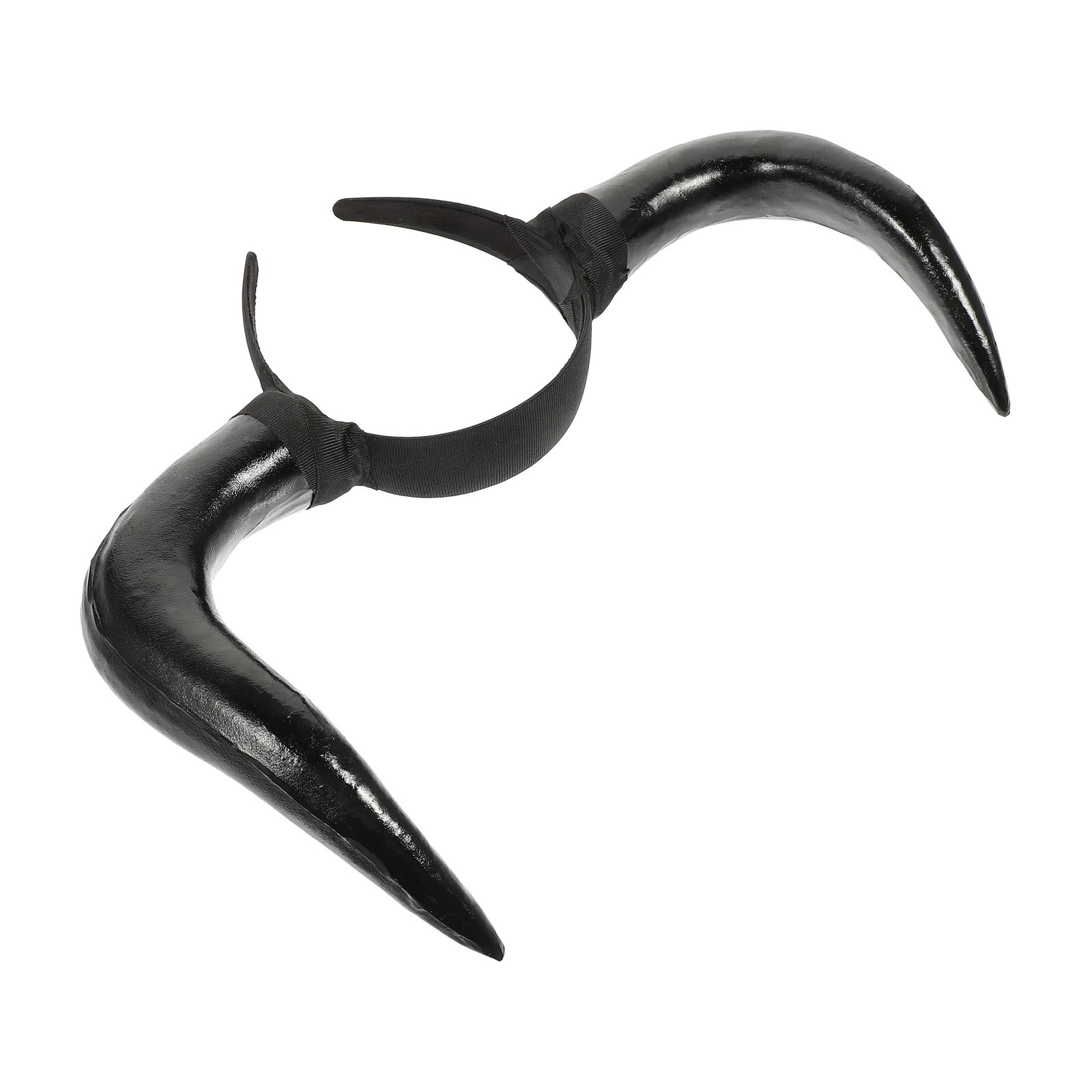 

1PCS Large B Cow Horn Headband Fashionable Party Dress Up Cosplay Horn Headdress Multi functional Role for Families