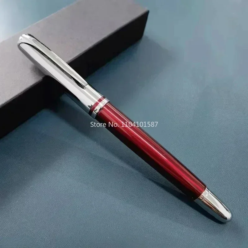 新しい金属製真鍮万年筆-スムーズ-5-f-05-ミリメートルペン先インクペンハイエンドビジネス-mb-高級学生事務用品ペン書き込み用
