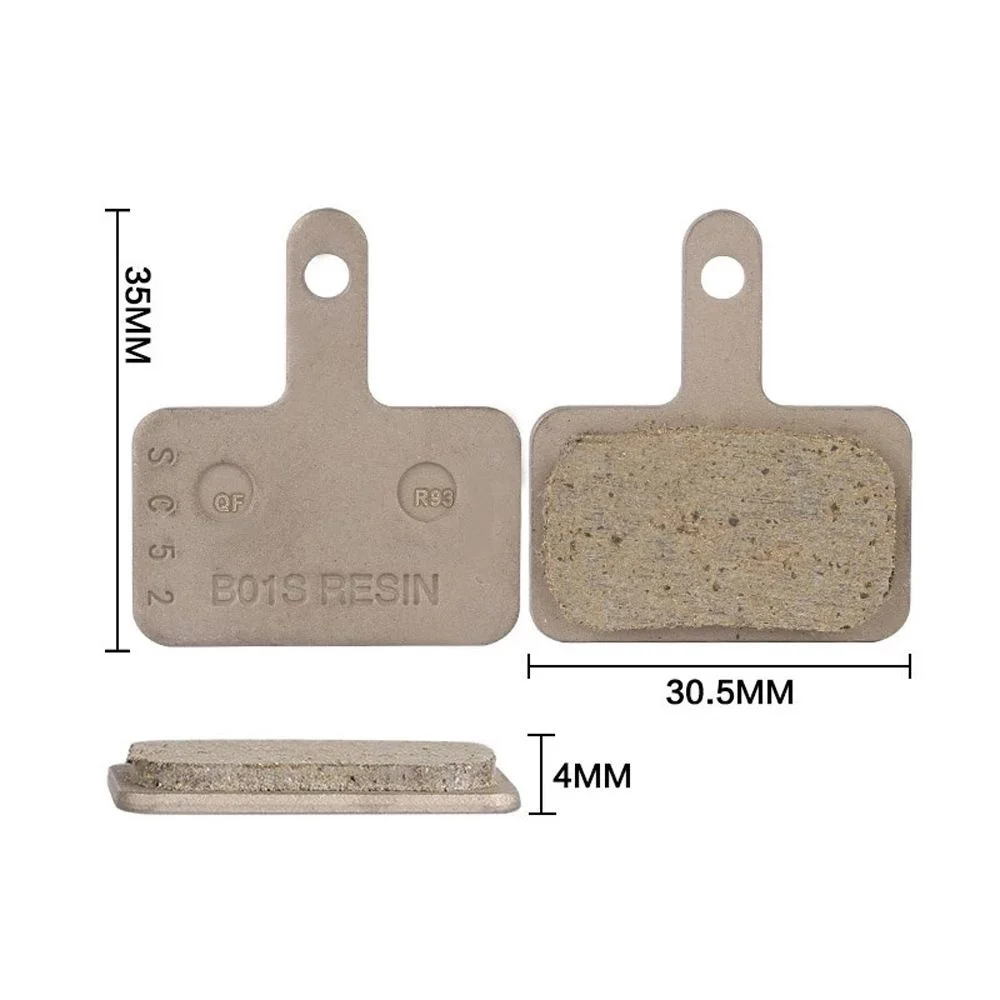 1/2/4 Pairs B01S Resin Pad Bicycle Disc Brake Pads for Shimano MT200 M315 BR-M485 TX805 M395 M396 M416 M445 M446 M465 M475 M495