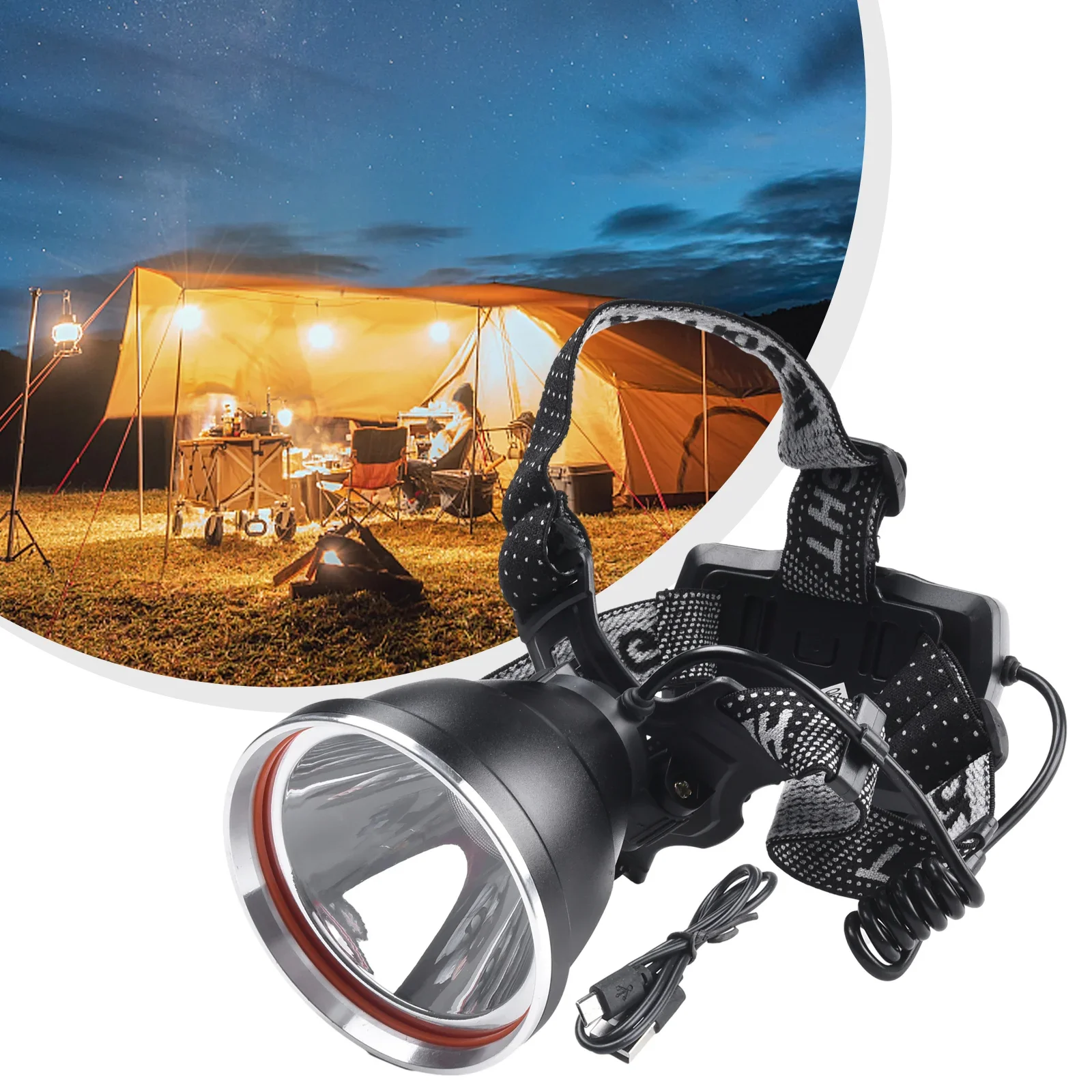 Durable High Quality Hunting Climbing Cycling Head Torch Flashlight Burst Flash Headlamp Lamp Lamp Pith P90 Light