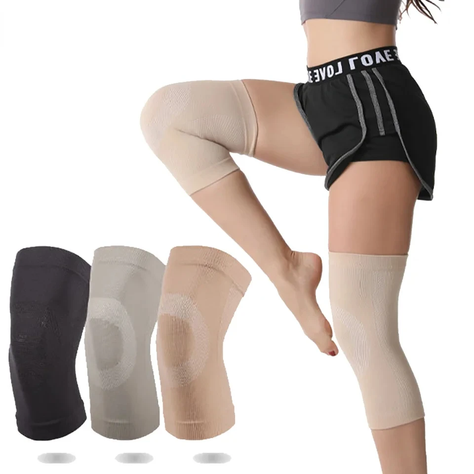 

1Pair Summer Ultra Thin Knee Support Brace Sports Knee Pads Gym Running Knee Protector Meniscus Arthritis Injury Ease Knee Pain