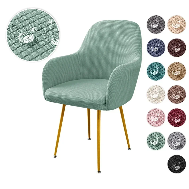 מכסי כיסאות אוכל מפולאר פליס עם זרוע גבוהה, מכסי כיסאות מתכווננים לסלון, מטבח ומלון