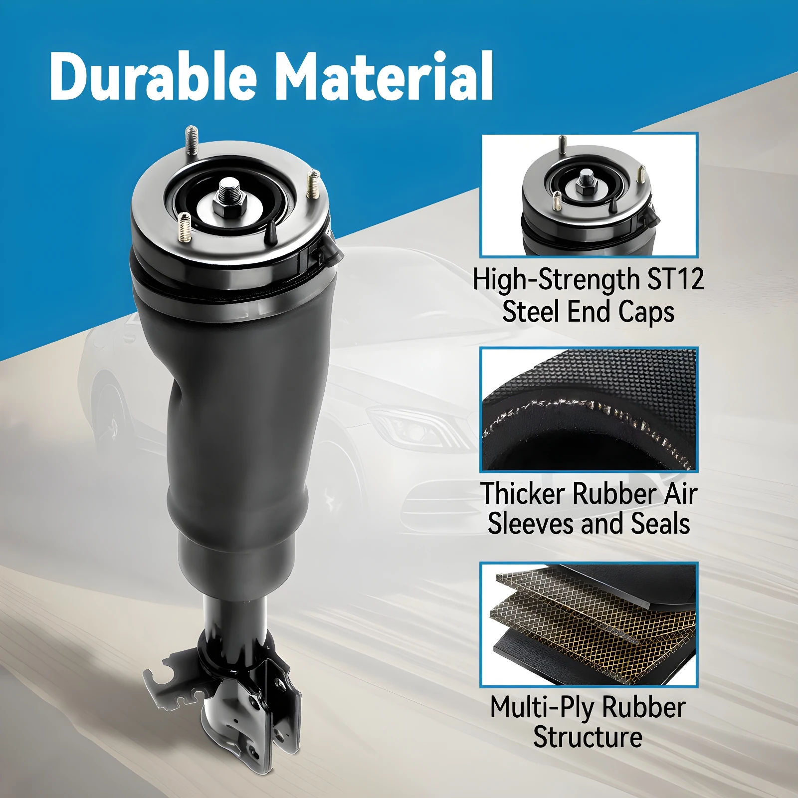 

Air Suspension Shock Strut Front Right for Range Rover L322 RNB000740 2003-2009