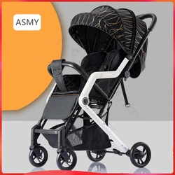 baby stroller /Baby shopping cart/ can sit and lie down lightweight folding umbrella car