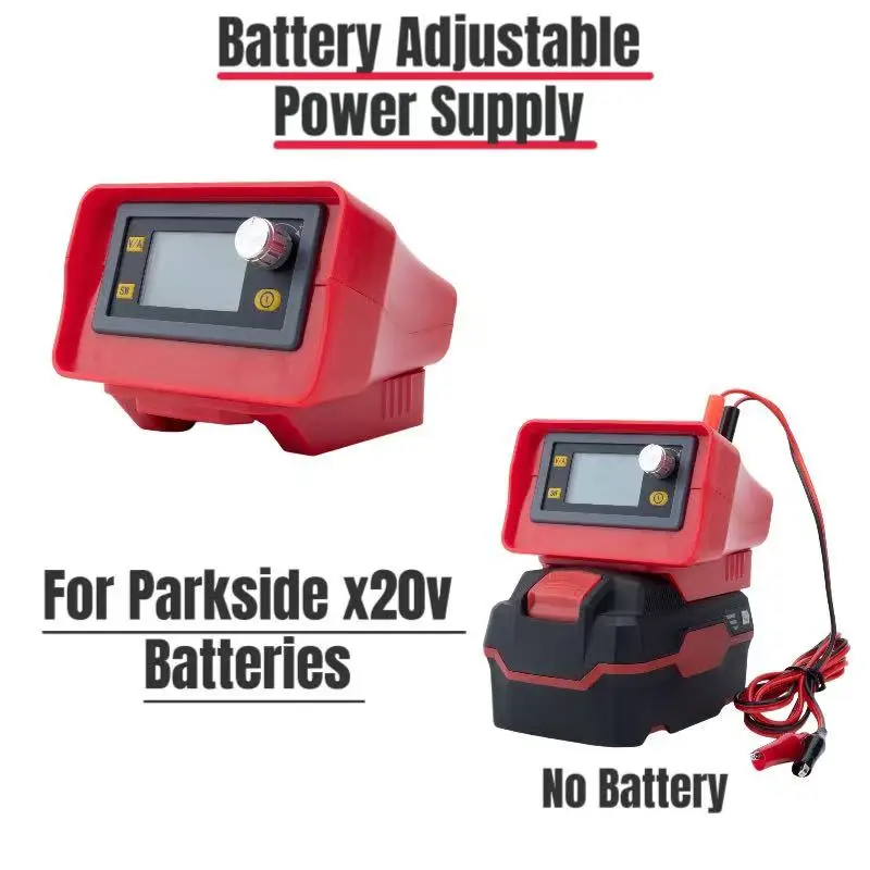 For Parkside X20v Team Batteries Tool Adjustable Variable Lab DC Power Supply Bench power switching(Not includebatterY)
