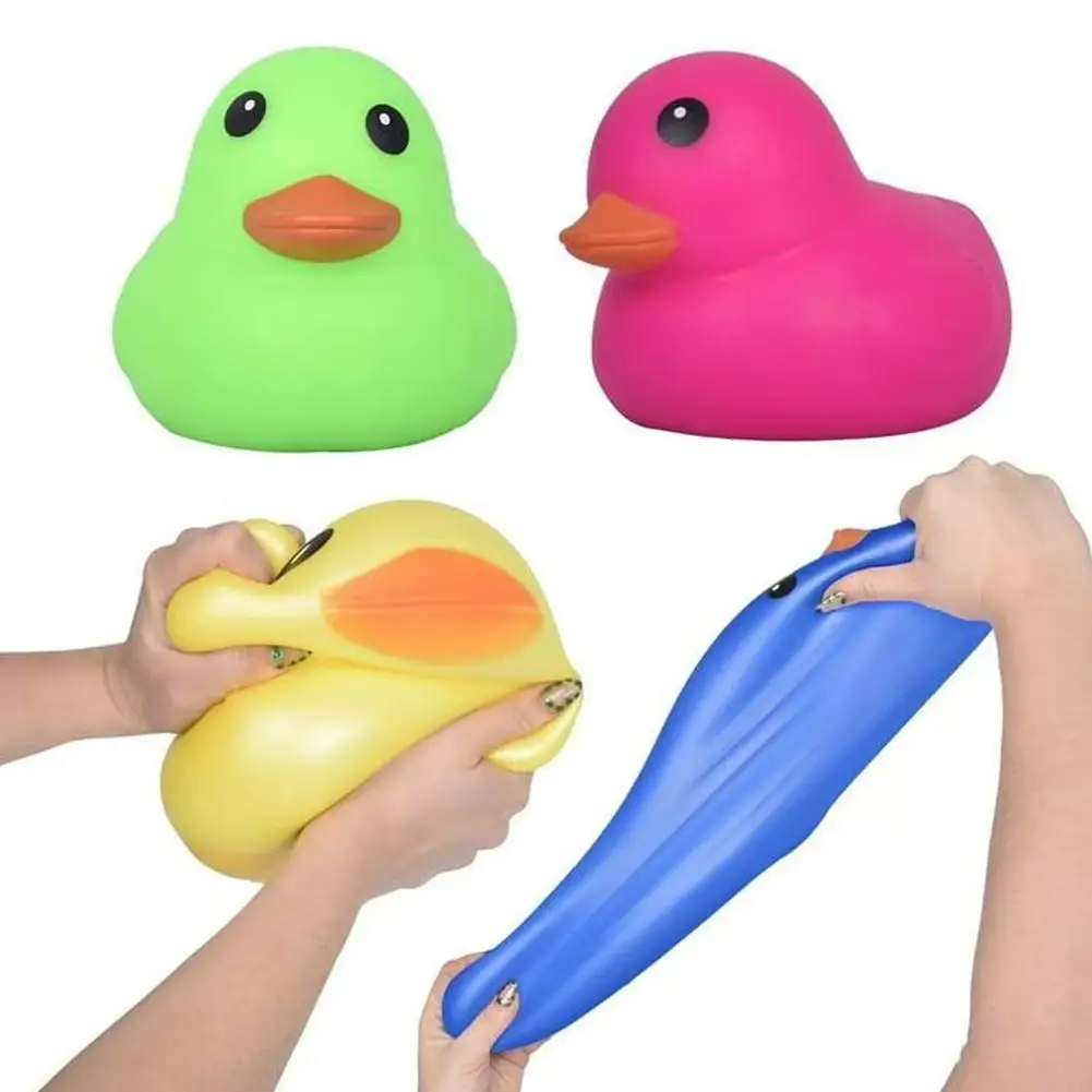 New Yellow Duck Fidgets Squishy Toys Cute Goose Squeezes Animals Vent Toys Adults Decompression Stretch Toy Friends Best Gift