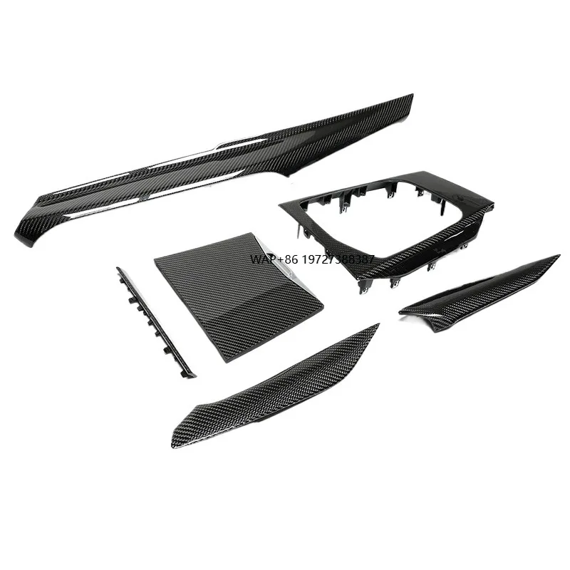 

High Quality Carbon fiber interior Kits replacement center console panel retrofit kit for G Series 2/3/4 Series m2/m3/m4