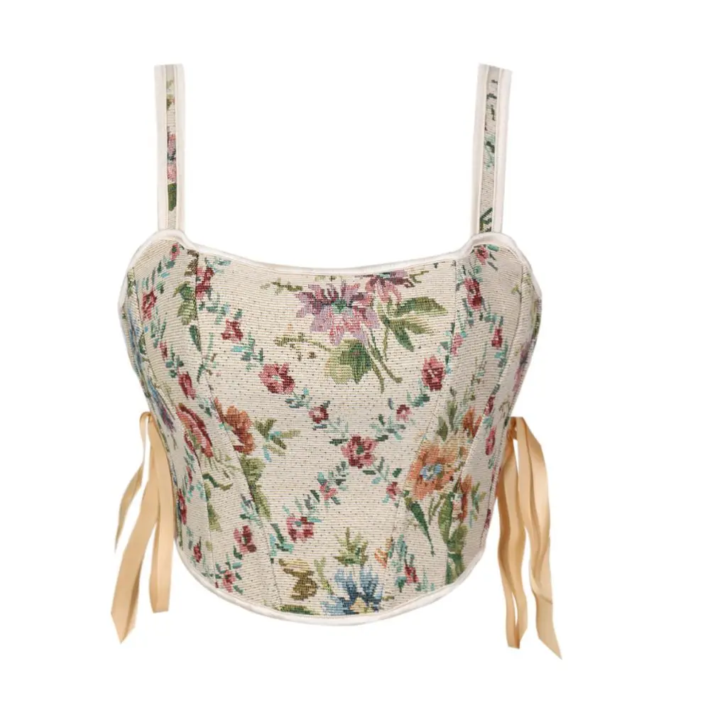 

Викторианский винтажный жаккардовый жилет, женский топ на шнуровке, корсет, готическая одежда, сексуальный корсет, женское корректирующее белье, укороченная майка