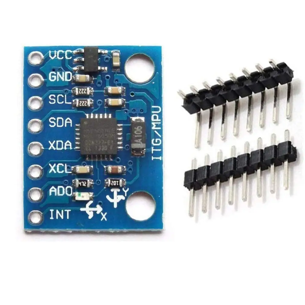 3pcs GY-521 MPU-6050 MPU6050 3 Axis Accelerometer Gyro Module 6 DOF 6-Axis Accelerometer Compatible with 16-Bit AD Converter