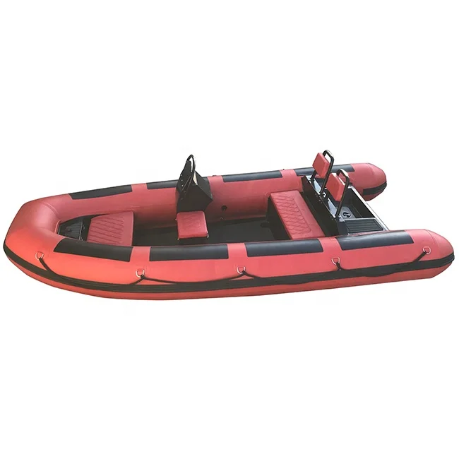 Aluminum Rib390 Double Hull Orca/Hypalon/PVC Inflatable Small Tender For Family