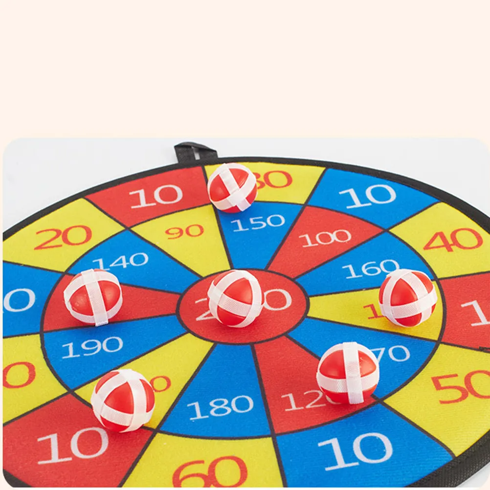 

Sticky Ball Game Fabric Dart Board Set Small Numbers Printed Edition Portable Party Game for Children Adults Hand Eye