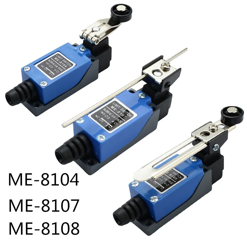 ME ME-8108 limit switch Rotary Adjustable Roller Mini Limit Switches TZ-8108 AC250V 5A NO NC 8108 8104 8111 8112 8122 8166 9101