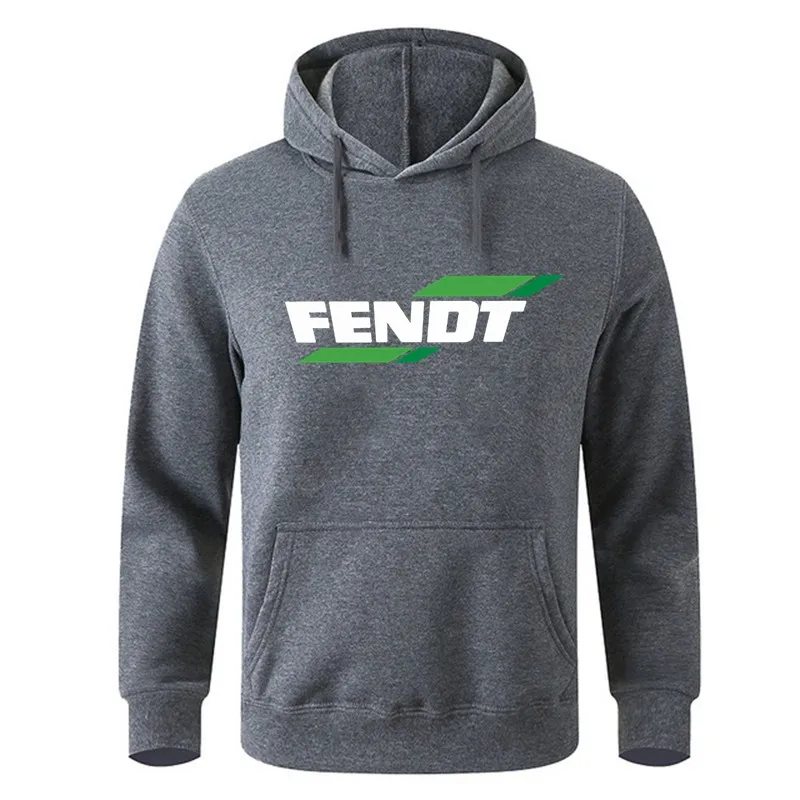 

Spring and winter men's sportswear tractor FENDT hooded sweatshirt pullover brand warm hooded sweatshirt casual streetwear